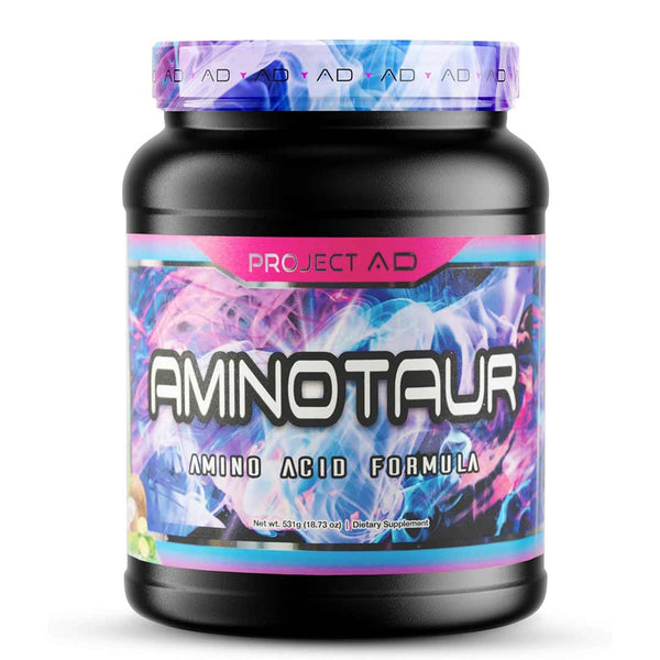 Project AD Aminotaur. Amino acid formula. Dietary Supplement. In Key Lime Colada Flavor