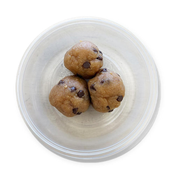 3 Piece Nutrition Faktory Foods Peanut Butter Chocolate Chip protein balls