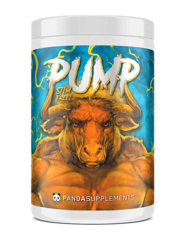 Panda Pump 40srv. Stim-Free Pump Pre-workout in Peach Gummy Rings flavor