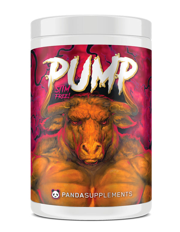 Panda Pump 40srv. Stim-Free Pump Pre-workout in Sweet Black Cherry flavor