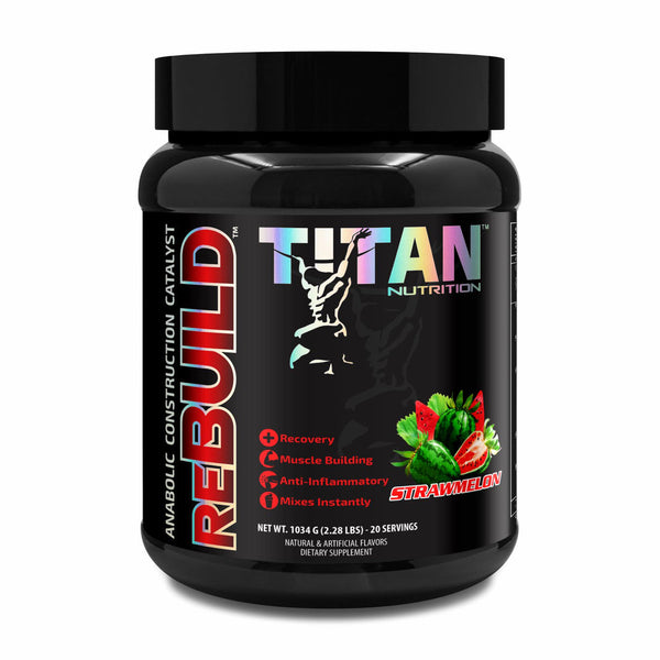 Titan Nutrition Rebuild 20srv. Strawmelon flavor