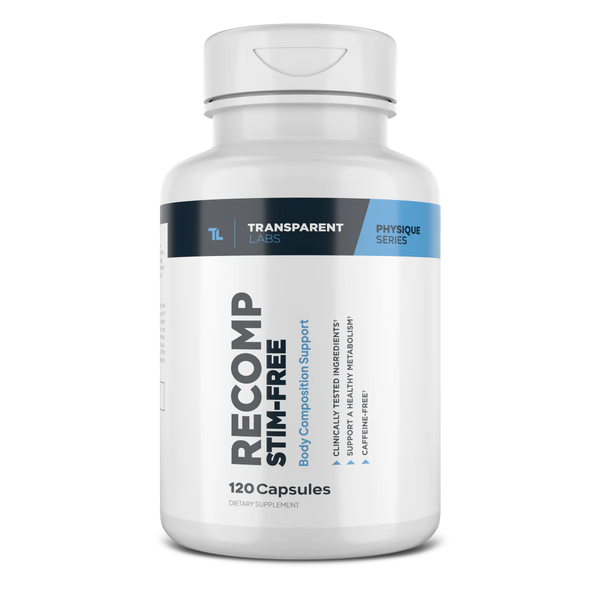 Transparent Labs Recomp Stim-Free 120Caps, body composition support