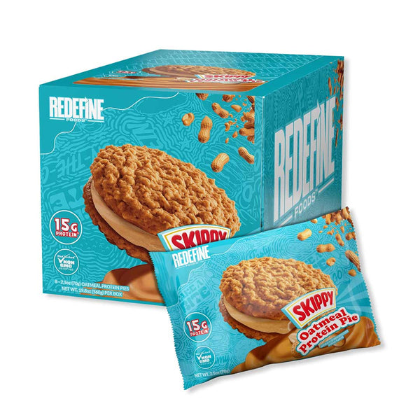 Redefine Foods Skippy Oatmeal Protein Pie 8pk