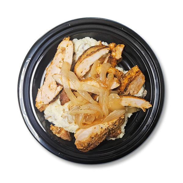 NF Foods Rotisserie Chicken & Garlic Onion Mash Bowl (Local Delivery/Pickup Only) (Copy)
