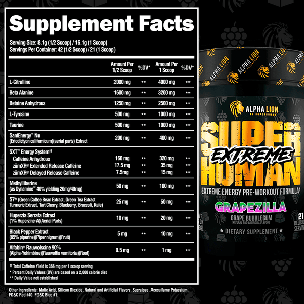 Supplement facts