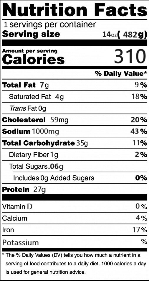 NF Foods Steak & Rice (Local Delivery or Pickup Only)