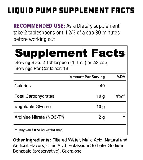 Cutler Nutrition Liquid Pump 16oz