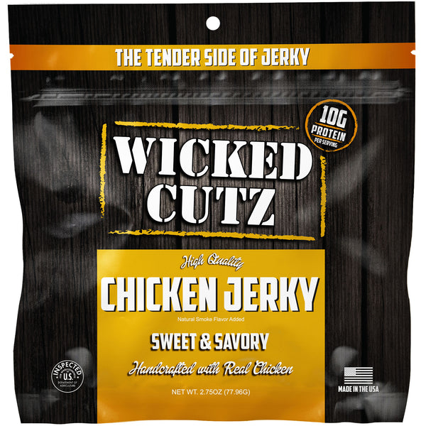 Wicked Cutz Chicken Jerky 8pk