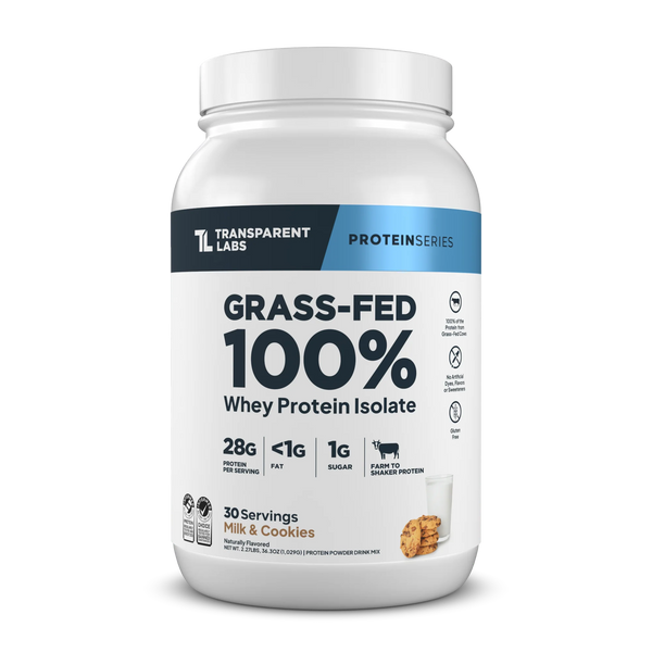 Transparent Labs Grass Fed Isolate 30srv
