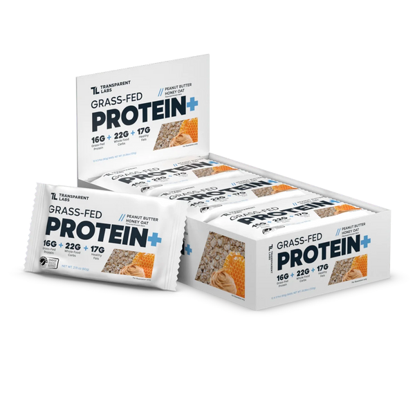 Transparent Labs Grass-Fed Protein + Bars 12pk