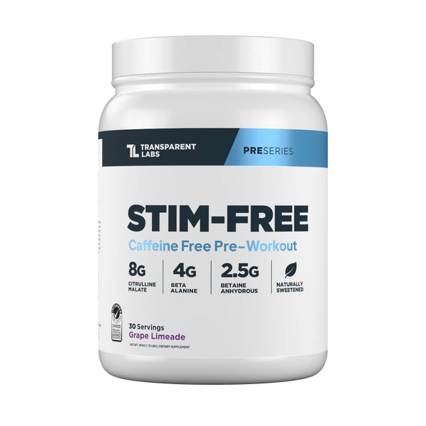 Transparent Labs Stim-Free 30srv