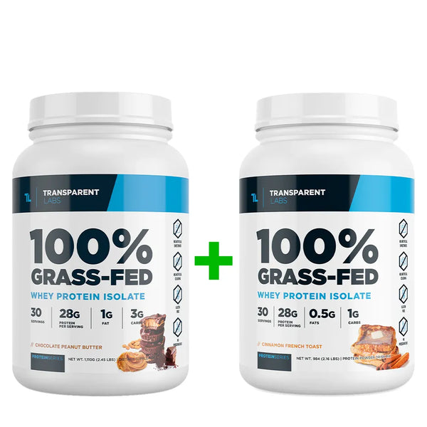 Transparent Labs Grass Fed Isolate 2-Pack (Mix & Match Flavors)