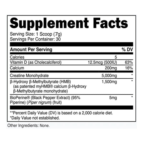 Transparent Labs Creatine HMB 30srv - Nutrition Faktory 