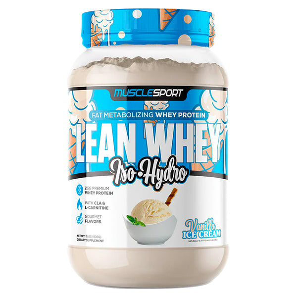 MuscleSport Lean Whey Iso-Hydro 2lb - Nutrition Faktory 