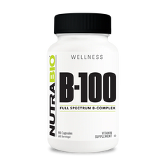 NutraBio Vitamin B-100 Complex 90Caps