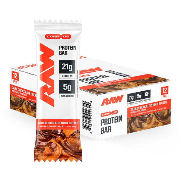 Raw Protein Bar 12ct - Nutrition Faktory 