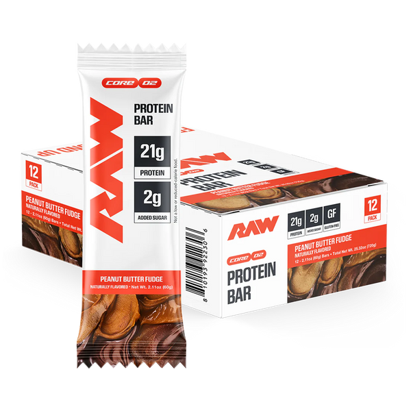 Raw Protein Bar 12ct - Nutrition Faktory 
