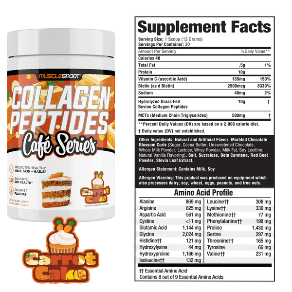 MuscleSport Collagen Peptides 30srv