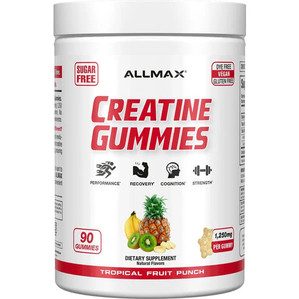 Allmax Creatine Gummies 90ct - Nutrition Faktory 