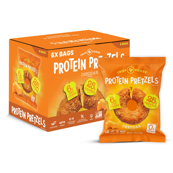 Crisp Power Protein Pretzels single - Nutrition Faktory 
