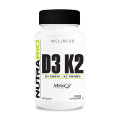 NutraBio D3 K2 60Caps