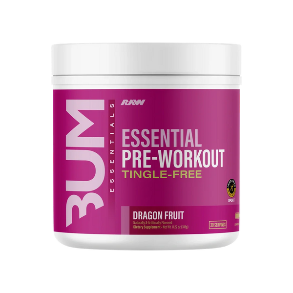 Raw Essential Pre-Workout Tingle-Free 30srv - Nutrition Faktory 