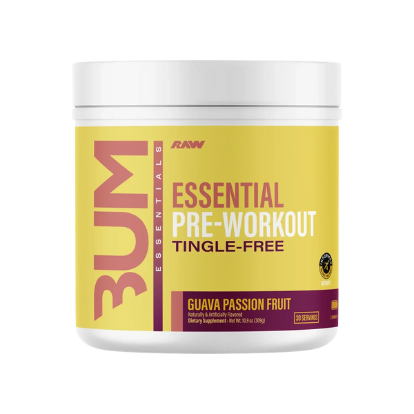 Raw Essential Pre-Workout Tingle-Free 30srv - Nutrition Faktory 