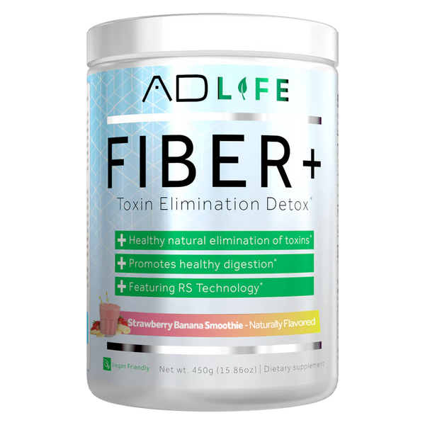 Project AD Fiber + - Nutrition Faktory. Toxin Elimination Detox*. In Strawberry Banana Smoothie Flavor, Naturally flavored