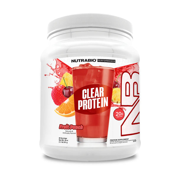 NutraBio Clear Whey Protein Isolate 20srv