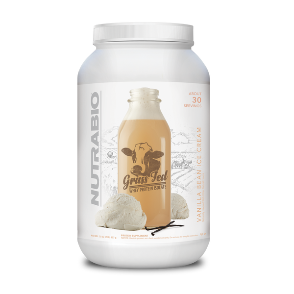 NutraBio Grass Fed Whey Isolate 2lb