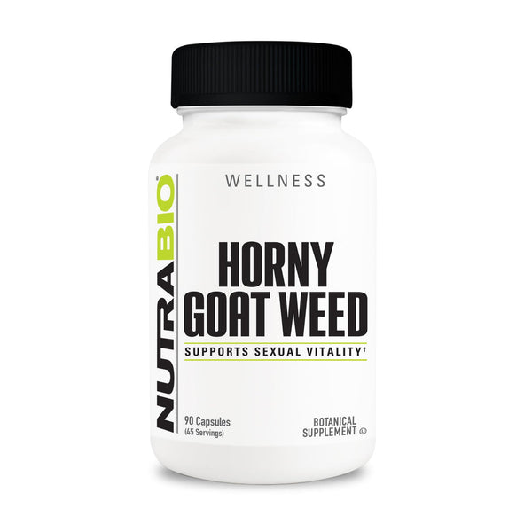 NutraBio Horny Goat Weed 500mg 90Caps