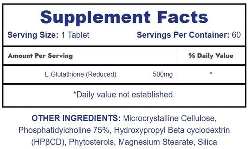 HTP Glutathione 60Tabs