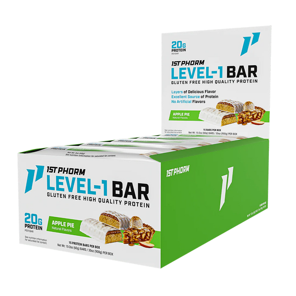 1st Phorm Level-1 Bars 15ct - Nutrition Faktory 