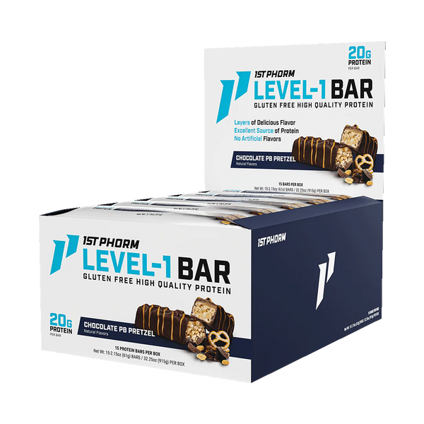 1st Phorm Level-1 Bars 15ct - Nutrition Faktory 