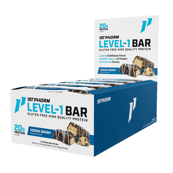 1st Phorm Level-1 Bars 15ct - Nutrition Faktory 
