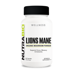 NutraBio Lions Mane 60Caps