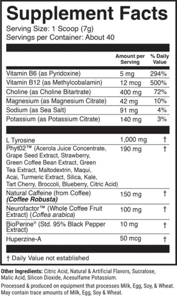 Supplement facts