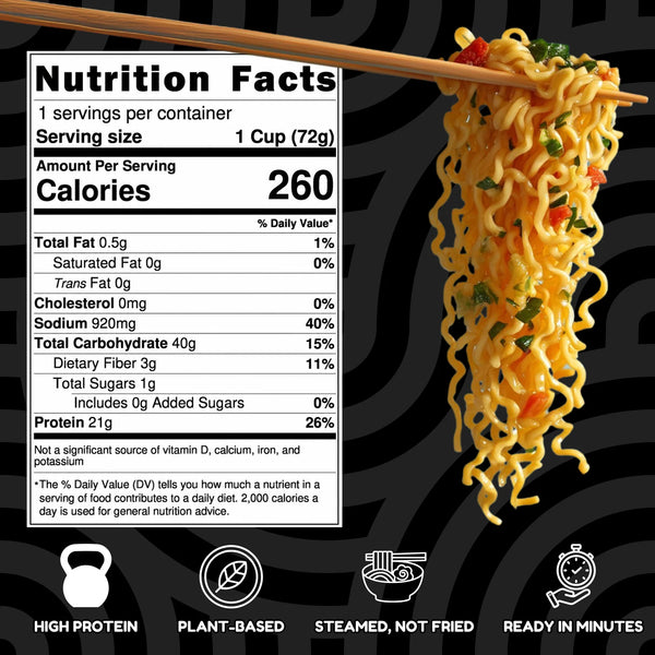 Power Noods High Protein Ramen single