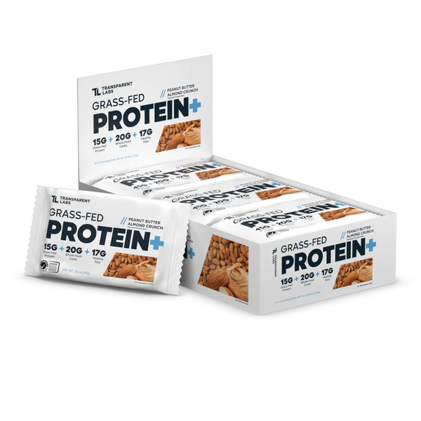 Transparent Labs Grass-Fed Protein + Bars 12pk