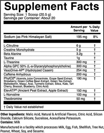 1st Phorm Project-1 20srv - Nutrition Faktory 