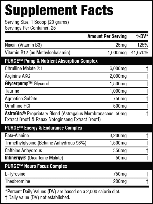 Supplement facts