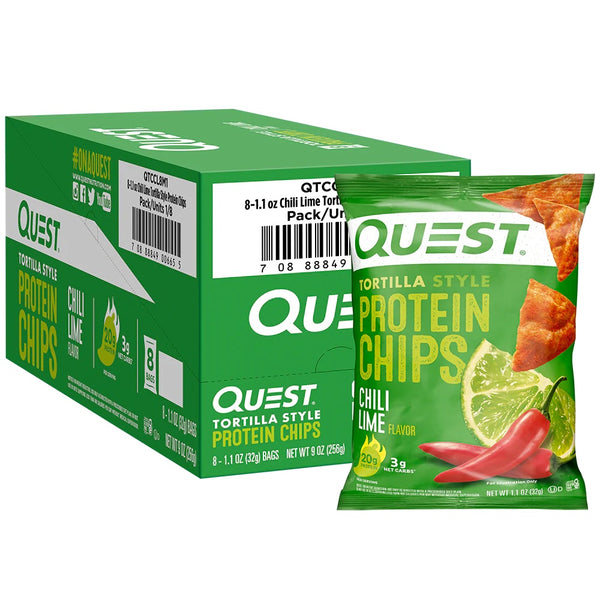 Quest Tortilla Chip 8ct - Nutrition Faktory 