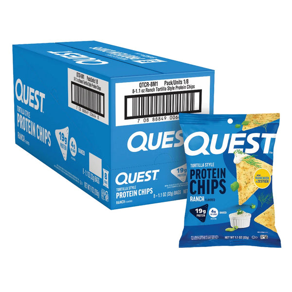 Quest Tortilla Chip 8ct - Nutrition Faktory 