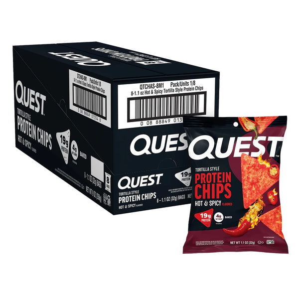 Quest Tortilla Chip 8ct - Nutrition Faktory 