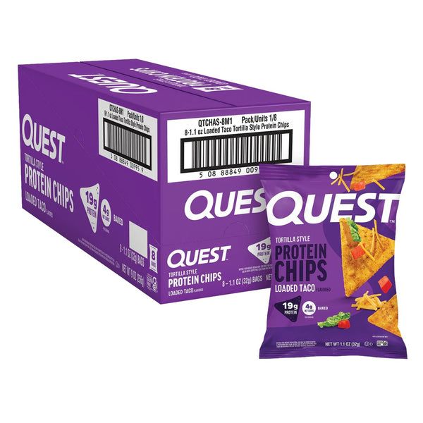 Quest Tortilla Chip 8ct - Nutrition Faktory 
