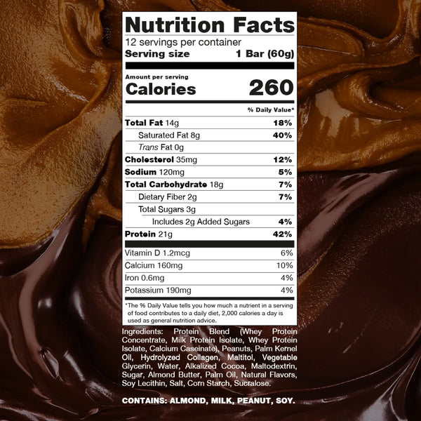 Raw Protein Bar 12ct - Nutrition Faktory 