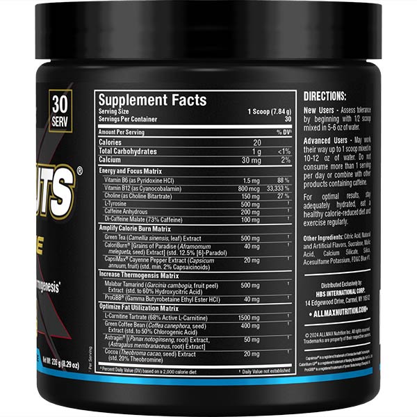 Allmax Rapidcuts Extreme 30srv