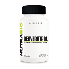 NutraBio Resveratrol 500mg 90Caps