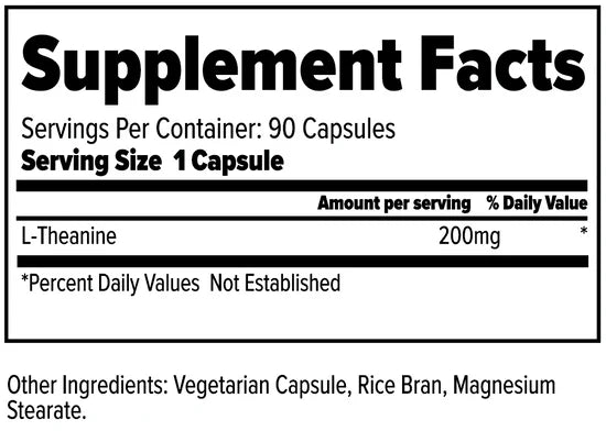 Self Evolve Theanine 200mg 90Caps