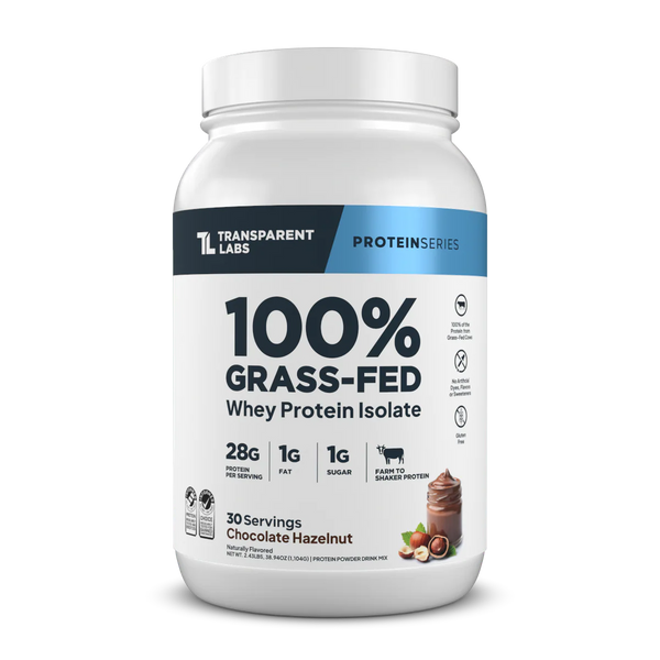 Transparent Labs Grass Fed Isolate 30srv - Nutrition Faktory 